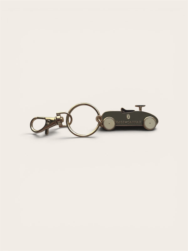 Race to Jannah | Enamel Racing Car Keychain & Bag Charm | Little Buds By Petals of Faith