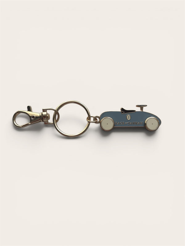 Race to Jannah | Enamel Racing Car Keychain & Bag Charm | Little Buds By Petals of Faith