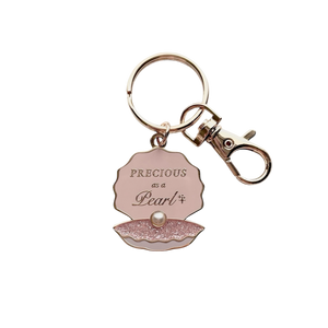 Precious as a Pearl Keychain & Bag Charm | Muslim Girl Gift | Petals of Faith