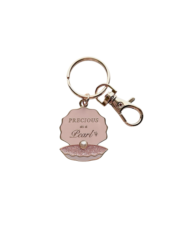 Precious as a Pearl Keychain & Bag Charm | Muslim Girl Gift | Petals of Faith