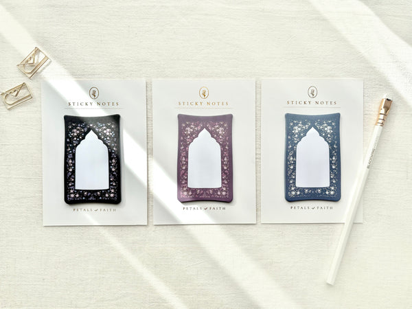 Perfectly Imperfect: Set of 3 Shaped Sticky Notes – Prayer Mat Designs