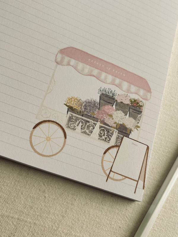 Set of 2 Illustrated A5 Notepads – Striving & Blossom (50 Sheets)