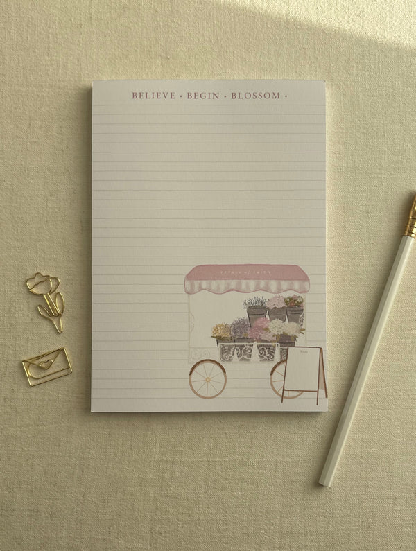 Set of 2 Illustrated A5 Notepads – Striving & Blossom (50 Sheets)