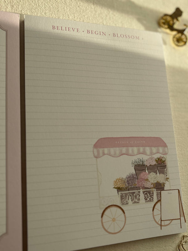 Set of 2 Illustrated A5 Notepads – Striving & Blossom (50 Sheets)