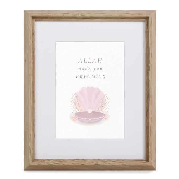 Allah made you precious | A5 wall art