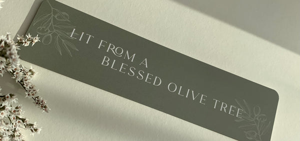 The Verse of Light bookmark | Sage green