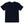 Back view of navy organic cotton boys Islamic t-shirt – plain back, design on front