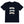 Front view of Race to Jannah boys Islamic t-shirt in navy with vintage toy car design